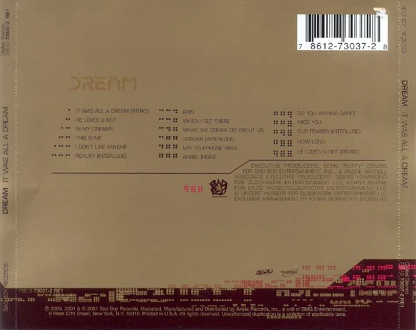 Dream - It Was All A Dream (CD, Album, RP) - Image 2