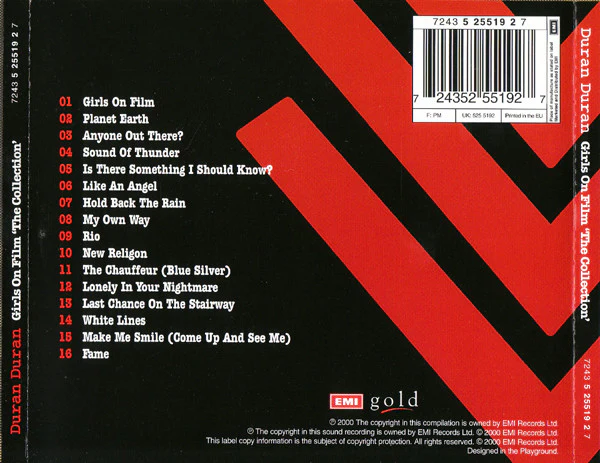 Duran Duran - Girls On Film 'The Collection' (CD, Comp) - Image 2
