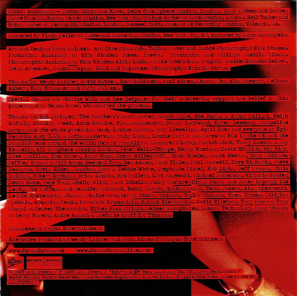 Duran Duran - Red Carpet Massacre (CD, Album, Son) - Image 4