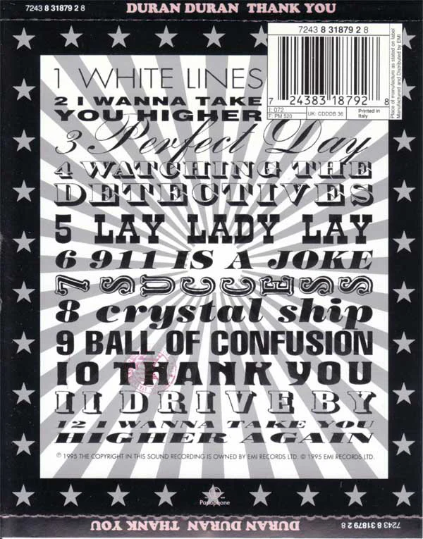 Duran Duran - Thank You (CD, Album) - Image 2