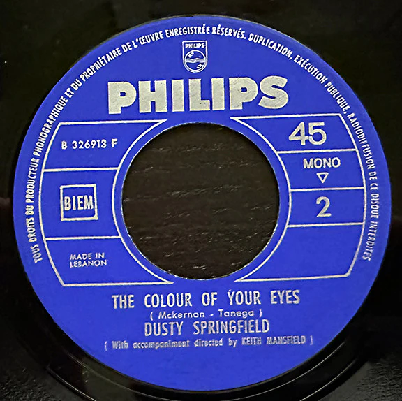 Dusty Springfield - I Will Come To You (7", Mono) - Image 2