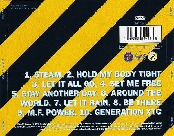 East 17 - Steam (CD, Album) - Image 2