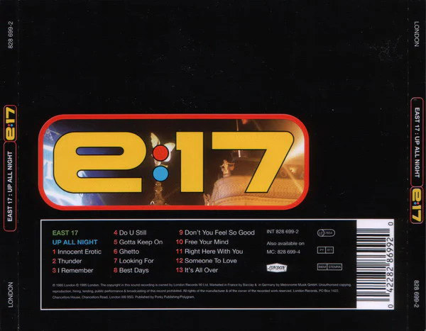 East 17 - Up All Night (CD, Album) - Image 3