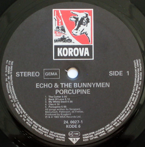 Echo & The Bunnymen - Porcupine (LP, Album) - Image 3