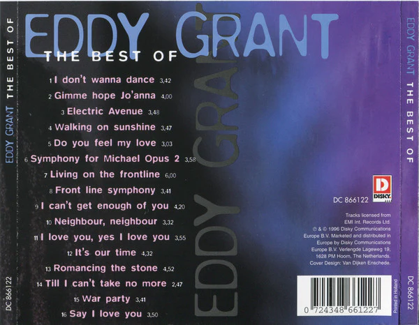 Eddy Grant - The Best Of Eddy Grant (CD, Comp) - Image 2