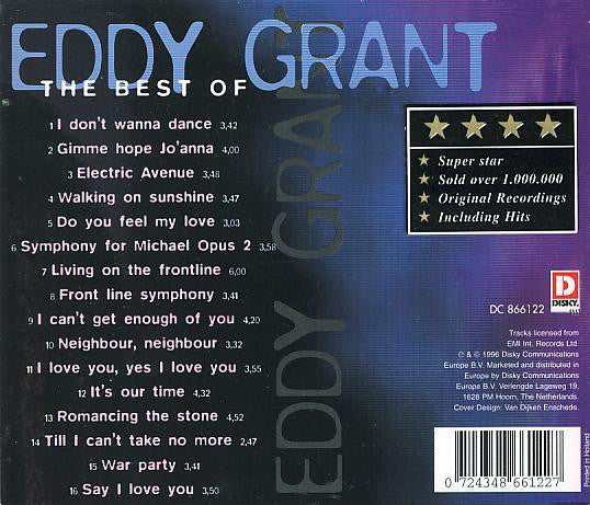 Eddy Grant - The Best Of Eddy Grant (CD, Comp) - Image 3