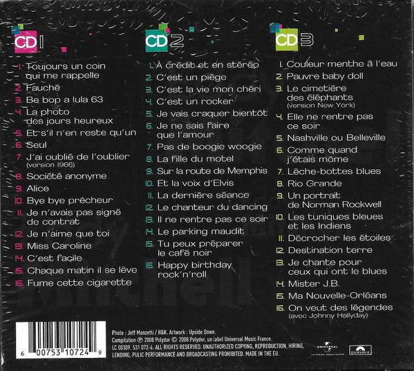 Eddy Mitchell - Triple Best Of 3CD (3xCD, Comp) - Image 2