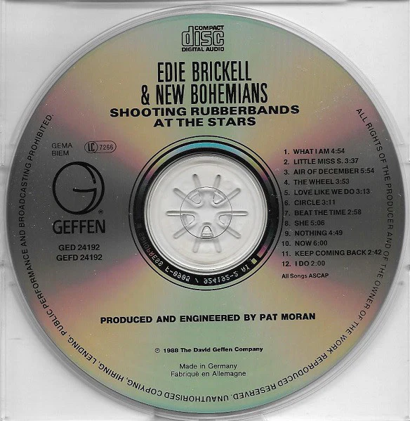Edie Brickell & New Bohemians - Shooting Rubberbands At The Stars (CD, Album) - Image 4