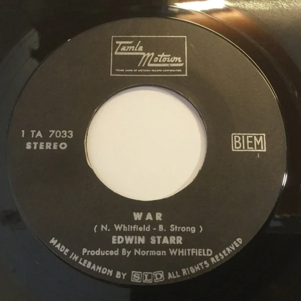 Edwin Starr - War / He Who Picks A Rose (7")