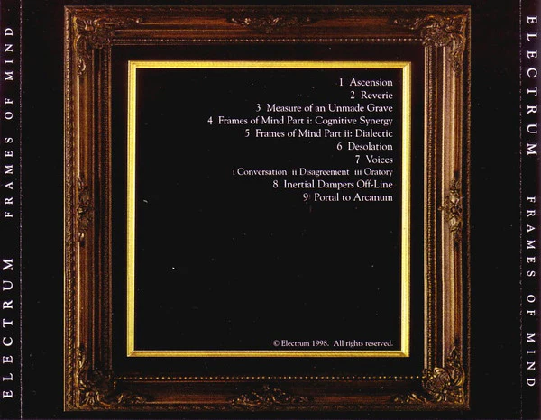 Electrum - Frames Of Mind (CD, Album) - Image 2
