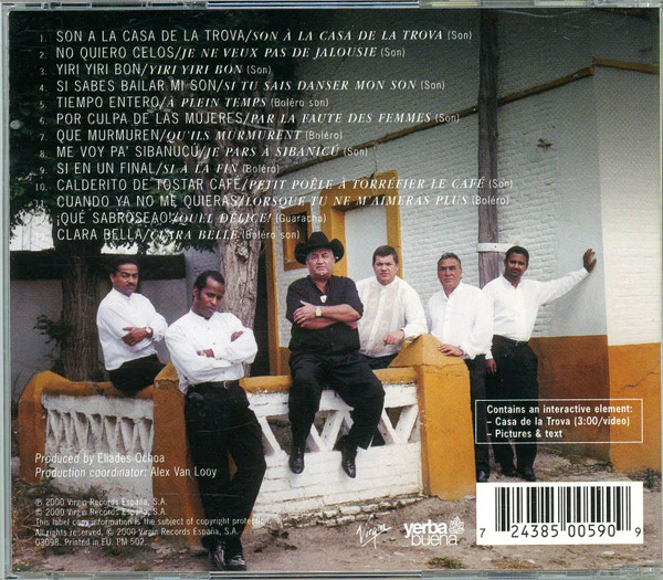 Eliades Ochoa - Tributo Al Cuarteto Patria (CD, Album, Sli) - Image 2