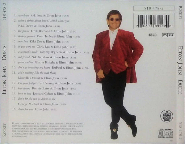 Elton John - Duets (CD, Album) - Image 2