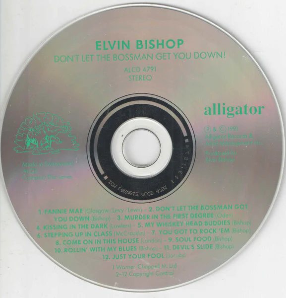Elvin Bishop - Don't Let The Bossman Get You Down! (CD, Album) - Image 3