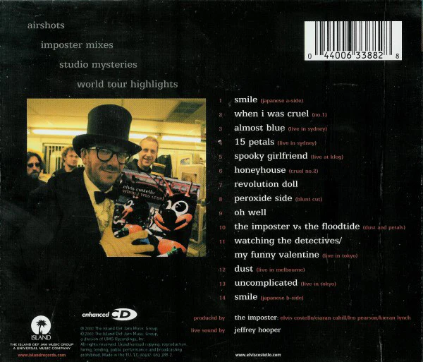 Elvis Costello & The Imposters - Cruel Smile (CD, Enh) - Image 2