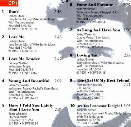 Elvis* - Forever In Love (2xCD, Comp) - Image 2
