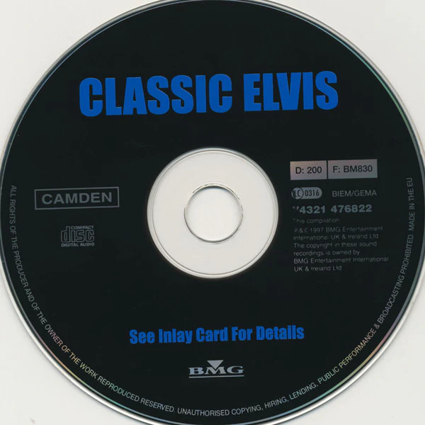 Elvis Presley - Classic Elvis (CD, Comp) - Image 3