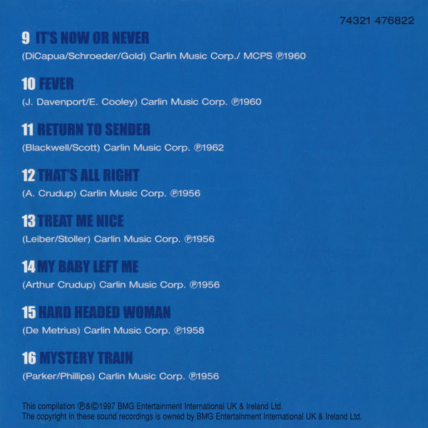 Elvis Presley - Classic Elvis (CD, Comp) - Image 4