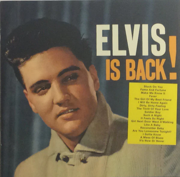 Elvis Presley - Elvis Is Back! (CD, Album, Comp, RE, RM)