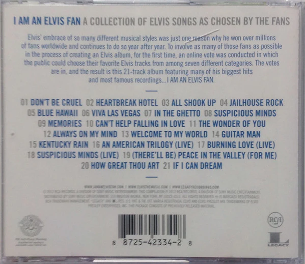 Elvis Presley - I Am An Elvis Fan (CD, Comp) - Image 3