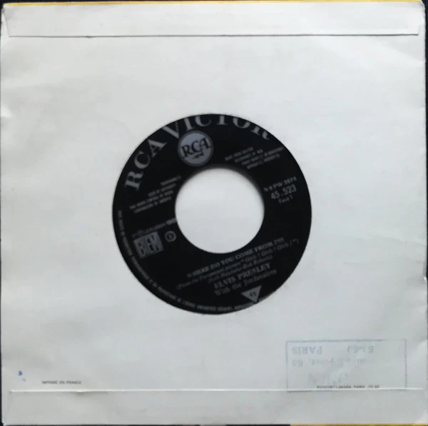 Elvis Presley - Where Do You Come From / Return To Sender (7", Single, Mono) - Image 2