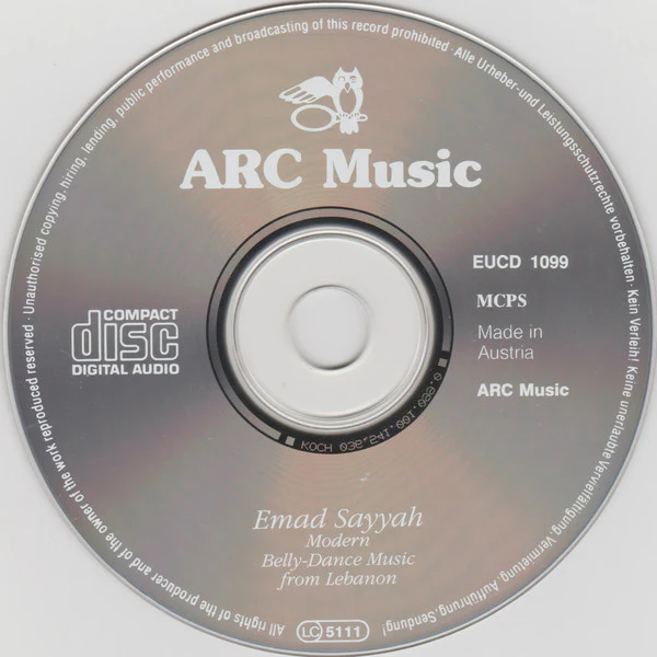 Emad Sayyah - Modern Belly-Dance Music From Lebanon (CD, Album) - Image 3