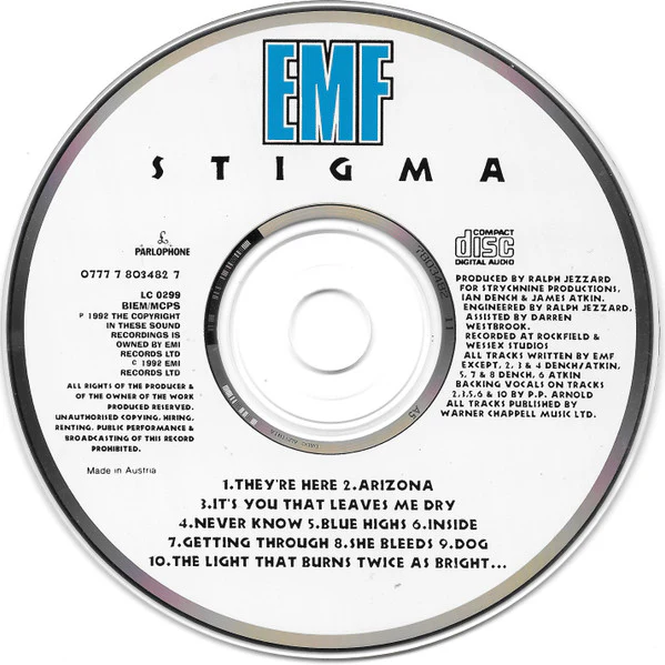 EMF - Stigma (CD, Album) - Image 3