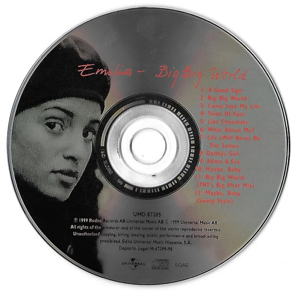Emilia - Big Big World (CD, Album) - Image 3