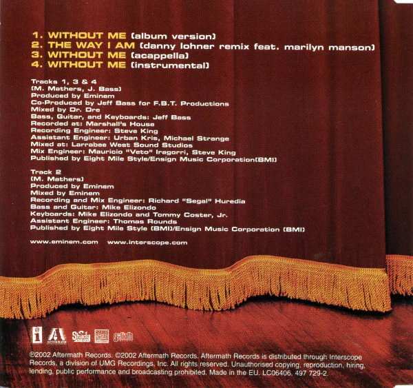 Eminem - Without Me (CD, Maxi) - Image 4