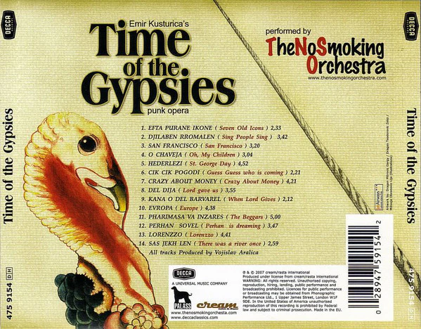 Emir Kusturica & The No Smoking Orchestra - Time Of The Gypsies (CD, Album) - Image 2
