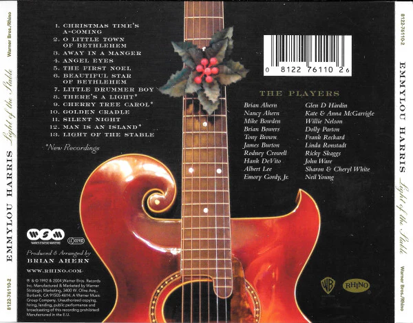 Emmylou Harris - Light Of The Stable (CD, Album, RE) - Image 2