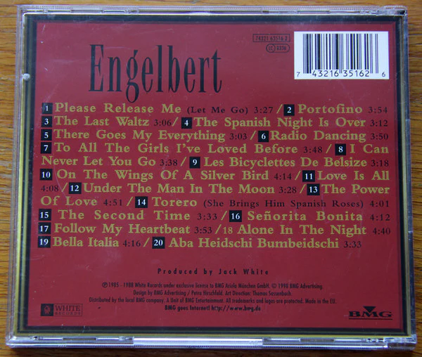 Engelbert Humperdinck - Gold (CD, Comp) - Image 2