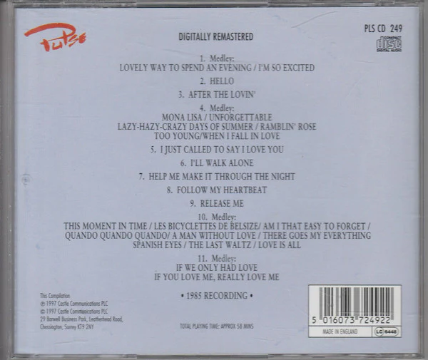 Engelbert Humperdinck - Live At The Royal Albert Hall (CD, Album) - Image 2