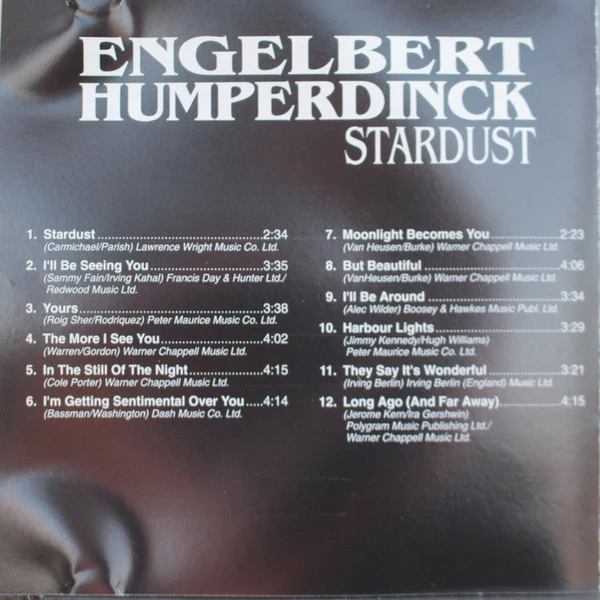 Engelbert Humperdinck - Stardust (CD, Comp) - Image 3