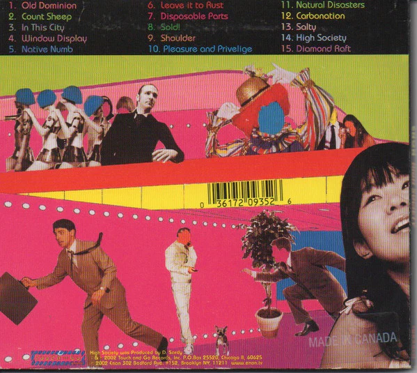 Enon - High Society (CD, Album) - Image 2