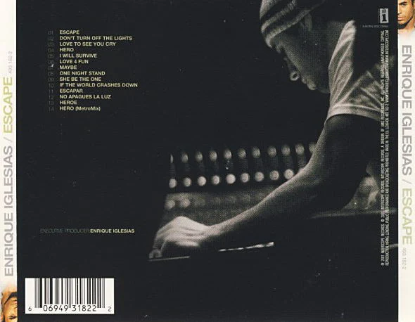 Enrique* - Escape (CD, Album, Uni) - Image 2