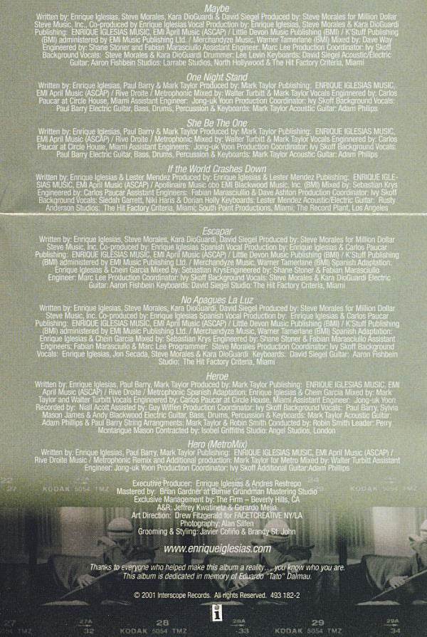 Enrique* - Escape (CD, Album, Uni) - Image 5