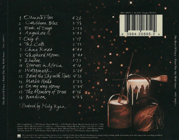 Enya - Paint The Sky With Stars - The Best Of Enya (CD, Comp, RP) - Image 3