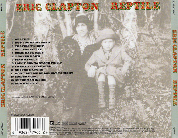 Eric Clapton - Reptile (HDCD, Album) - Image 2