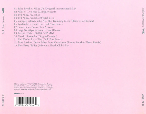 Evil Nine - Y4K (CD, Mixed) - Image 2
