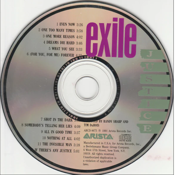 Exile  - Justice (CD, Album) - Image 4