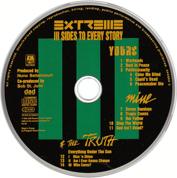 Extreme (2) - III Sides To Every Story (CD, Album) - Image 3