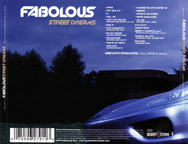 Fabolous - Street Dreams (CD, Album, RE) - Image 2