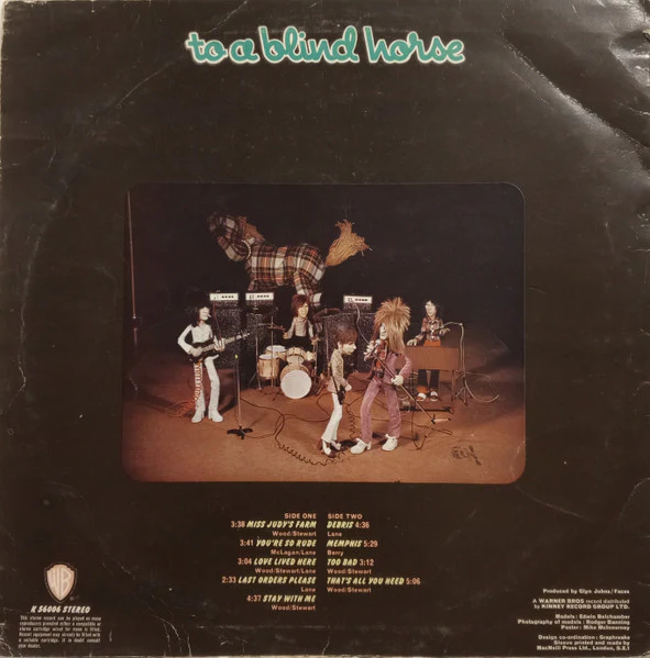 Faces  - A Nod's As Good As A Wink...To A Blind Horse (LP, Album) - Image 2