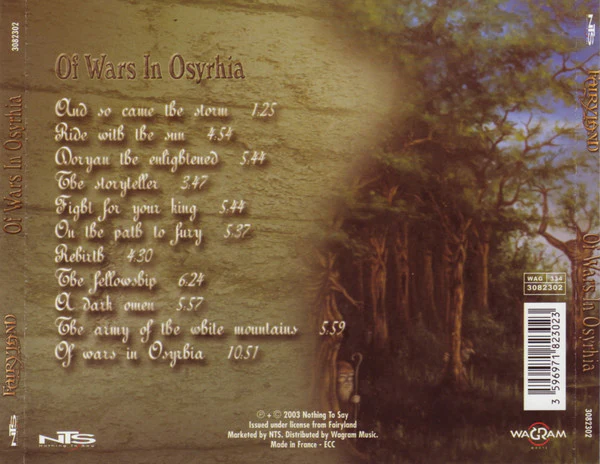 Fairyland - Of Wars In Osyrhia (CD, Album) - Image 2