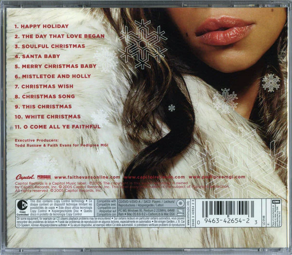 Faith Evans - A Faithful Christmas (CD, Album, Copy Prot.) - Image 2