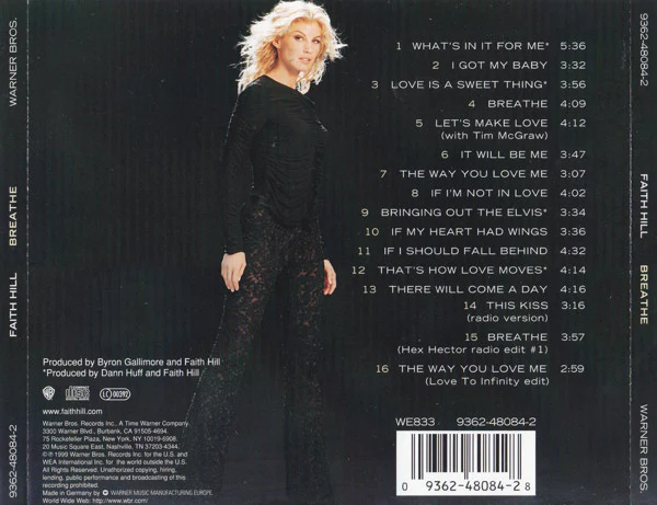 Faith Hill - Breathe (CD, Album, S/Edition) - Image 3