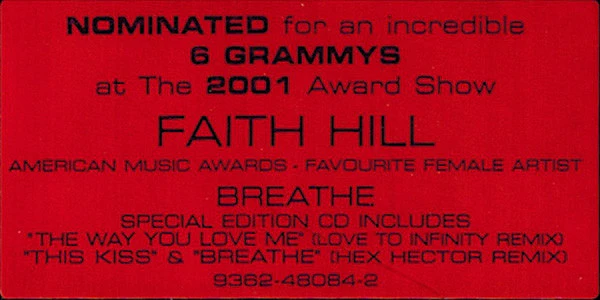 Faith Hill - Breathe (CD, Album, S/Edition) - Image 5