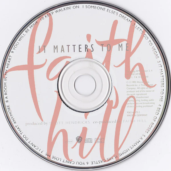 Faith Hill - It Matters To Me (CD, Album) - Image 3