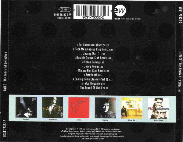 Falco - The Remix Hit Collection (CD, Album, RP) - Image 5
