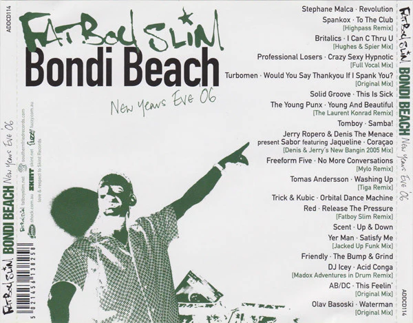 Fatboy Slim - Bondi Beach (New Years Eve '06) (CD, Mixed) - Image 2